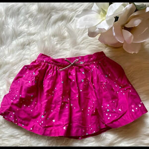 Toddler pink heart skirt